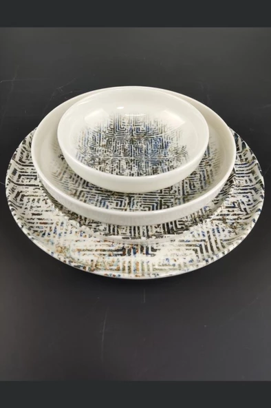 Digithome Toledo 24 Parça Dijital Yemek Takımı Chole - IPF874 C320.045 - 5