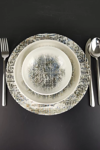 Digithome Toledo 24 Parça Dijital Yemek Takımı Chole - IPF874 C320.045 - 4