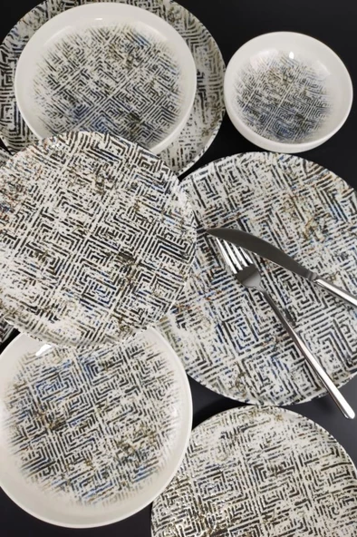 Digithome Toledo 24 Parça Dijital Yemek Takımı Chole - IPF874 C320.045