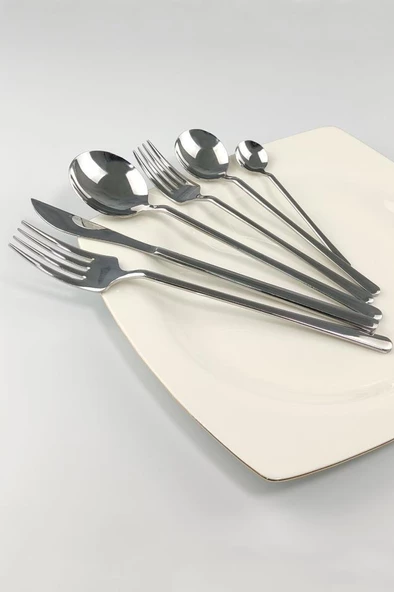 Digithome Roy King 36 Parça Çatal Kaşık Bıçak Takımı Parlak Çelik – YTK 004 C320.113 - 2