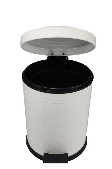 Digithome 12 lt Soft Close Kapak Çöp Kovası Beyaz – 4005B C1-1-163 - Resim 3