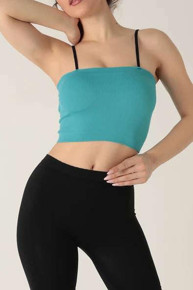 Miorre Straplez Askılı Fitilli Spor Büstiyer - 8