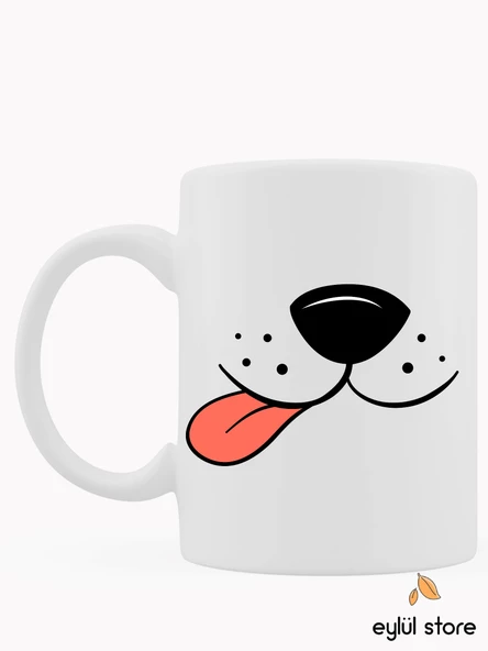 Köpek Temalı Özel Tasarım Baskılı Kupa Bardak Komik Kupa Bardak Hayvansever Kahve Bardağı ürün görseli 1