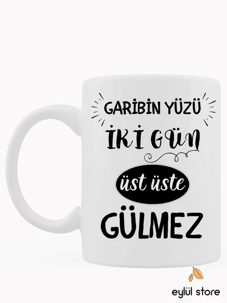 Eğlenceli Yazılı Esprili Özel Tasarım Baskılı Kupa Bardak Komik Kupa Bardak Kahve Bardağı - 1