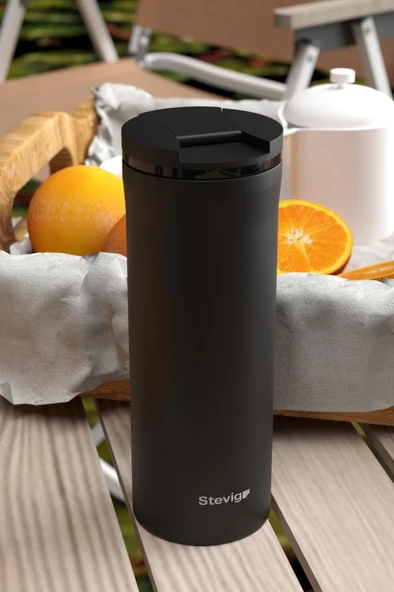 Stevig 2 Go Paslanmaz Çelik Termos Bardak 400 ml ST-201 Travel Mug - 2