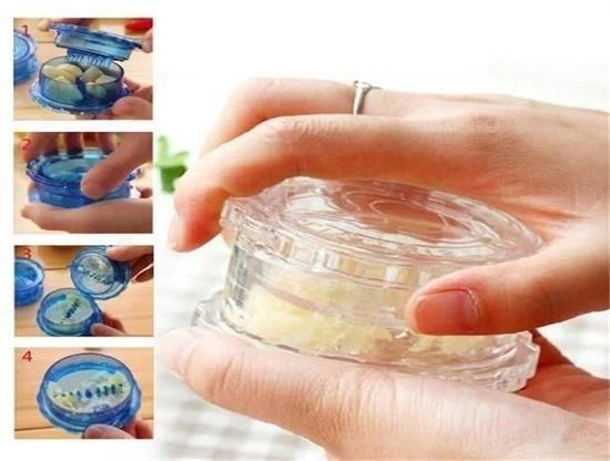 BUFFER® Avuç İçi Pratik Sarımsak ve Ceviz Ezici Rendeleyici El Rondosu - 4