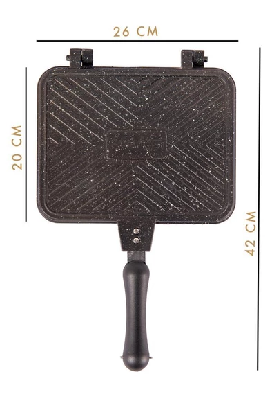 Stevig Usta Tostçu Granit Döküm Ocak Üstü El Tost Makinesi ST-101 - 7