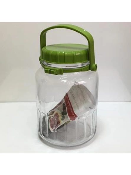 Paşabahçe 80007 Yeşil Kapaklı Kavanoz 5 Litre