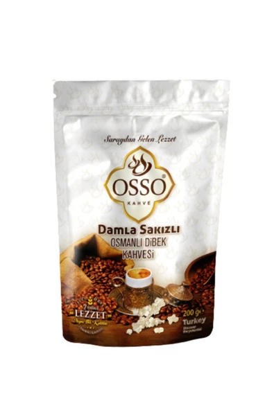 OSSO KAHVE Osso Damla Sakızlı Dibek Kahvesi 4x200gr