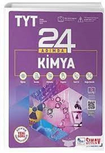 Sınav TYT Kimya 24 Adımda Konu Anlatımlı Soru Bankası