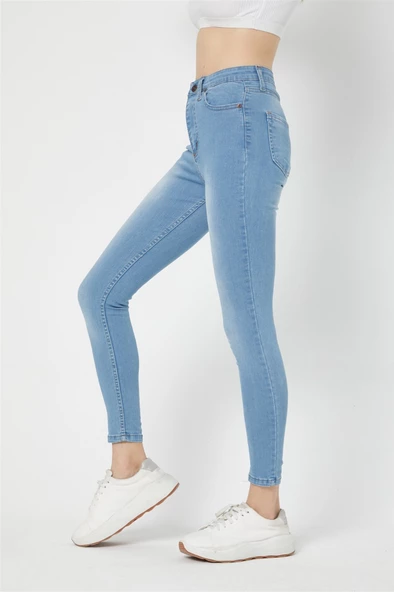 Bayan Yeni Model Kot Pantolon 7433343 - 3
