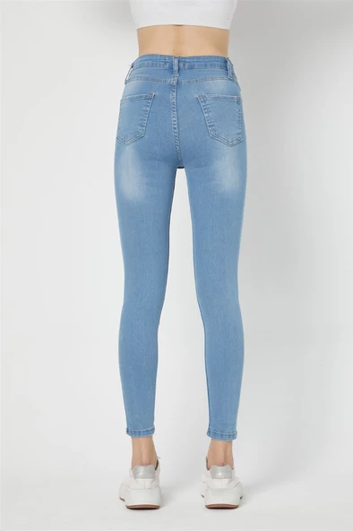 Bayan Yeni Model Kot Pantolon 7433343 - 2