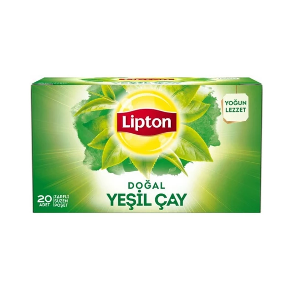 Lipton Bardak Poşet Yeşil Çay Sade 20Li x 3 Adet
