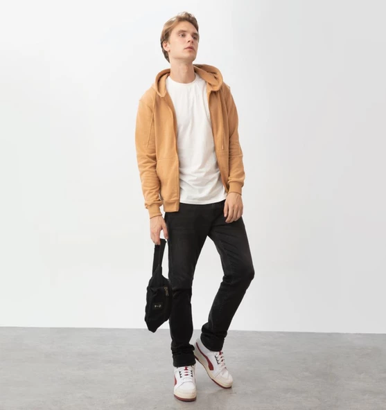 Nors Aesir Kapüşonlu Sweatshirt Latte - 5