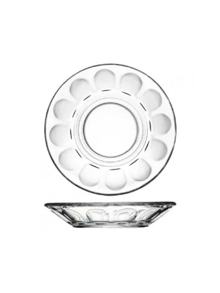 Paşabahçe 54411 Optikli Çay Tabağı 10.1cm 6'lı