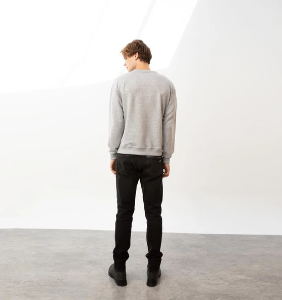 Nors Fenrir Sweatshirt Açık Gri Melanj - 3