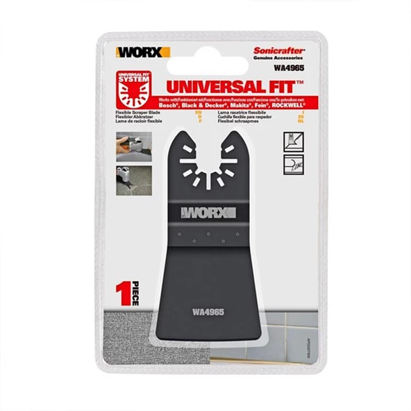 Worx Wa4965 Çok Amaçlı Raspalama Makinası İçin 45Mm Universal Esnek Kazıma Bıçağı - 6