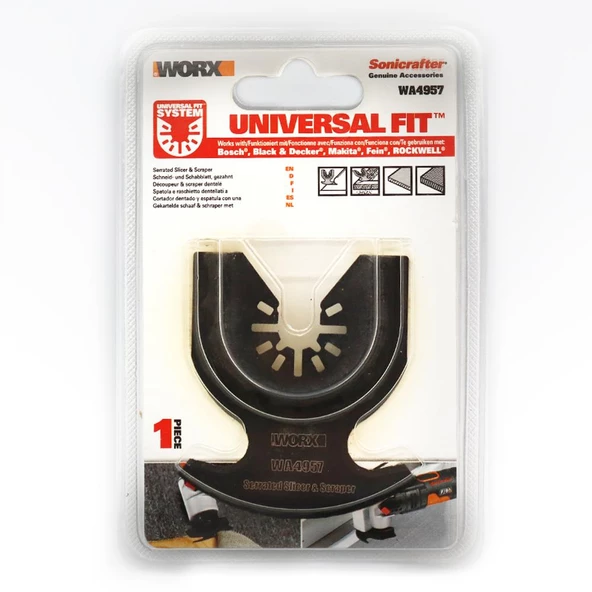 Worx Wa4957 Çok Amaçlı Raspalama Makinası İçin 65Mm Universal Kazıma Ve Halı Kesme Bıçağı - 3
