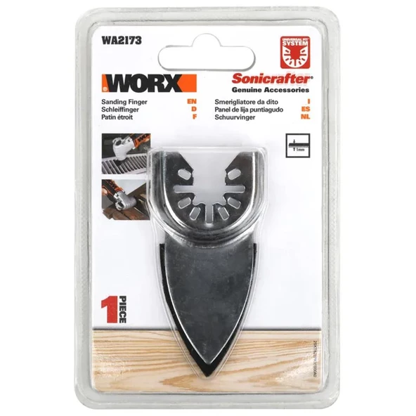 Worx Wa2173 Çok Amaçlı Raspalama Makinası İçin 1Mm Cırtlı Universal Parmak Zımpara Tabanı - 4