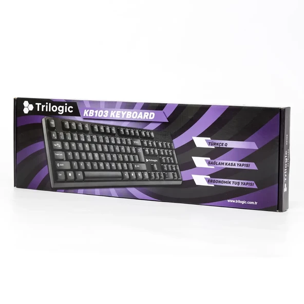 Trilogic KB103 Türkçe Q Kablolu Klavye