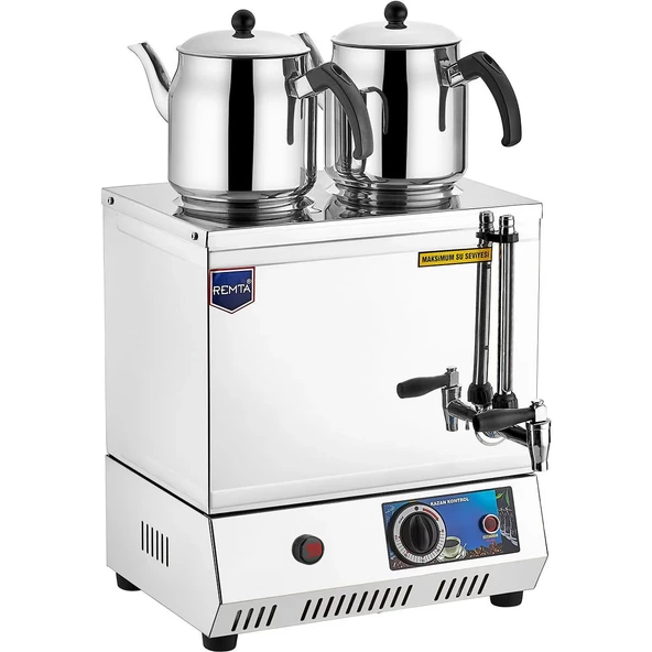 Remta Remta EP05 40 Model Çift Demlikli Elektrikli Çay Kazanı 28 LT + YEDEK REZİSTANS - 2