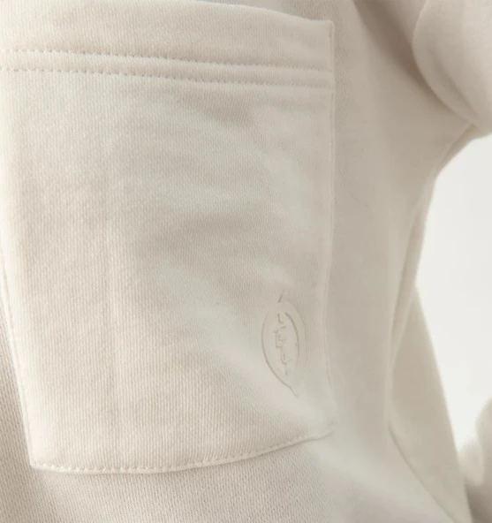 Nors Baldur Crop Sweatshirt Ekru - 3