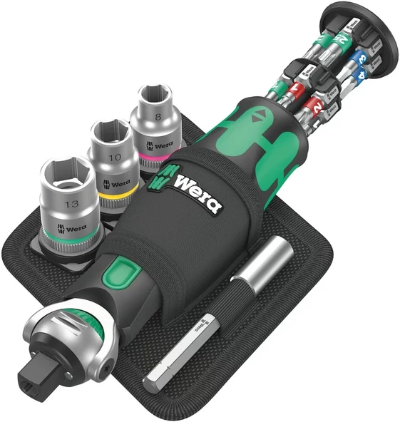 Wera 8009 Zyklop Cırcırlı Lokma Tornavida Set 05004281001