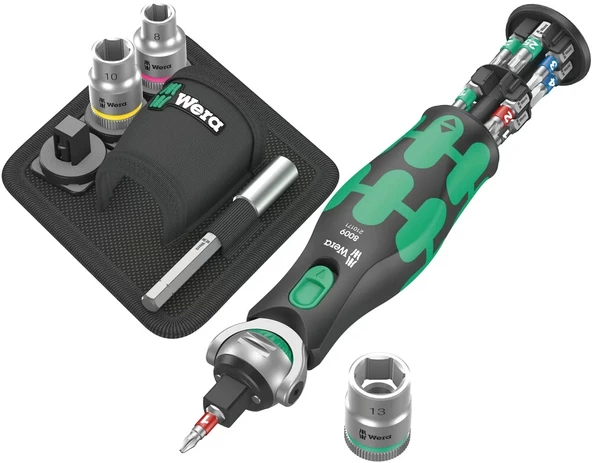Wera 8009 Zyklop Cırcırlı Lokma Tornavida Set 05004281001 - 2