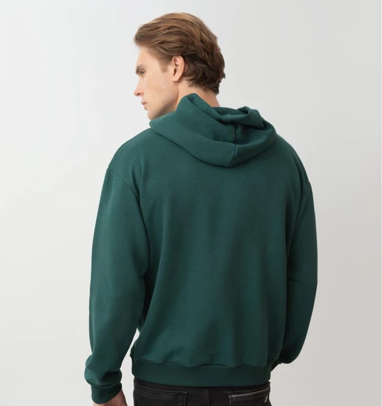 Nors Kvasir Kapüşonlu Sweatshirt Nefti Yeşil - 2