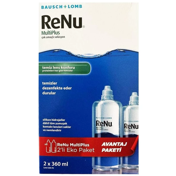 Bausch Lomb Renu MultiPlus Lens Solüsyonu 360 ml + 360 ml