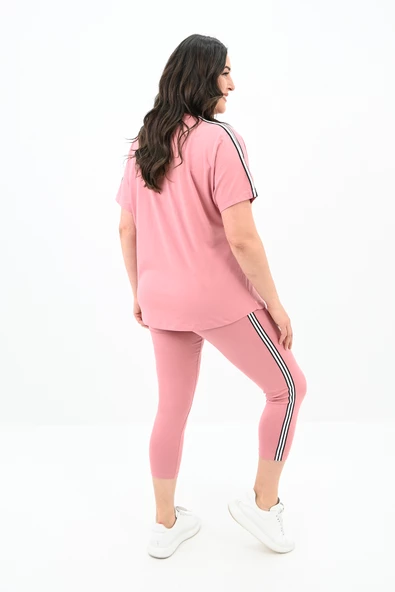 Kadın Büyük Beden Taytlı Takım 3697-23 - 11