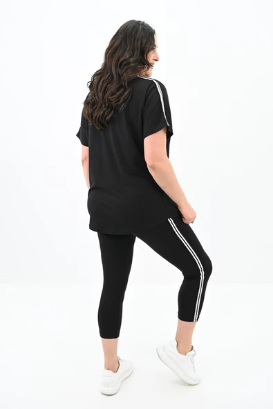 Kadın Büyük Beden Taytlı Takım 3697-23 - 5