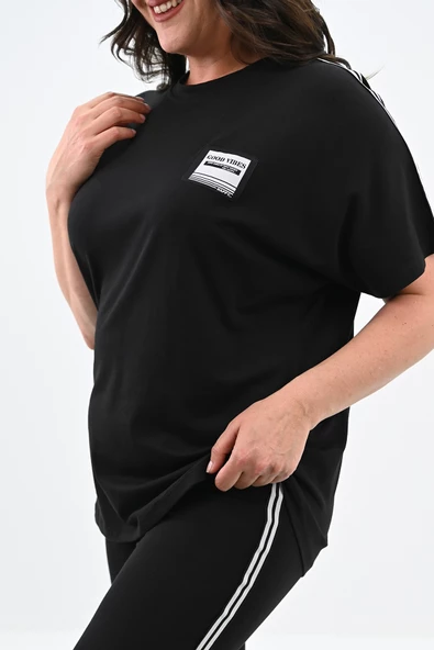 Kadın Büyük Beden Taytlı Takım 3697-23 - 6