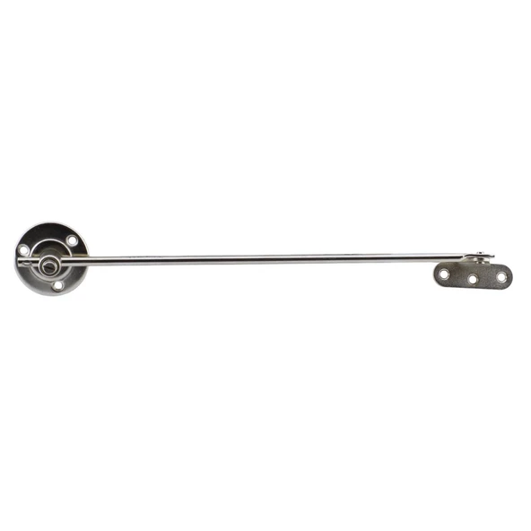 Kalkar Kapak Makası Frenli Dolap Çekmece Metal 25 Cm Sessiz Açma Kapama Amortisör Piston Nikel Bar (1 ÇİFT) - 2
