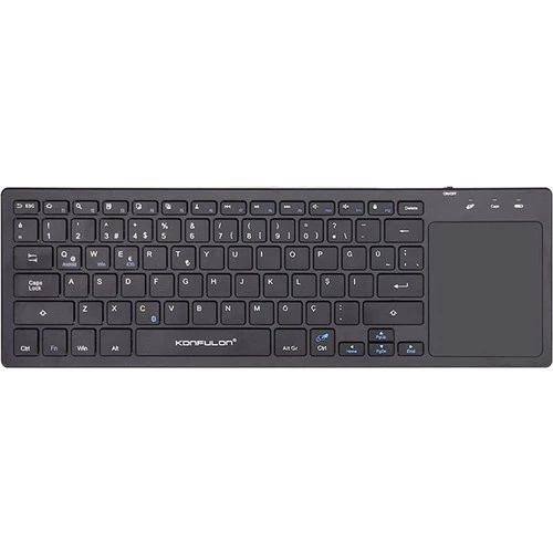 Konfulon V7 Bluetooth 5.0 Türkçe Q Klavye Touch Padli