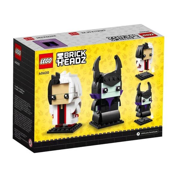 LEGO BrickHeadz 40620 Cruella and Maleficent - Resim 2