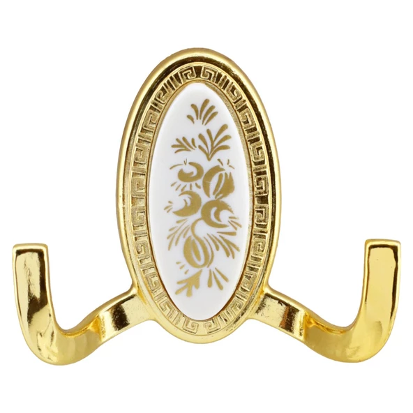 Palmira Duvar Vestiyer Askısı Metal Dolap Elbise Havlu Askılığı Gold Askı Askılık (4 Adet) - 5