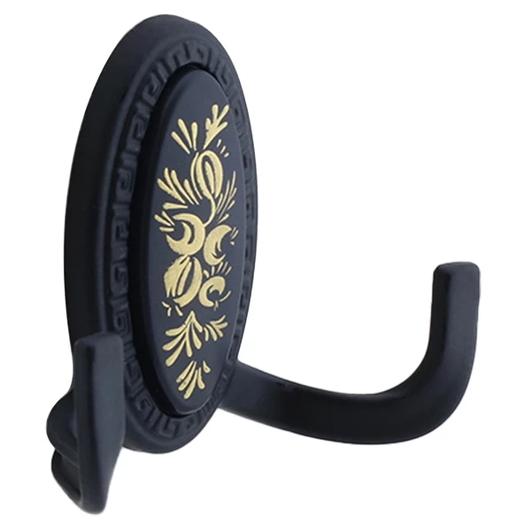 Palmira Duvar Vestiyer Askısı Metal Dolap Elbise Havlu Askılığı Mat Siyah Askı Askılık (4 Adet) - Resim 2