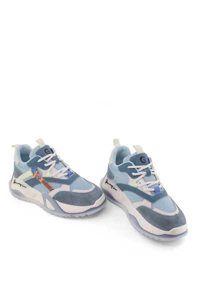 GUJA 23Y425 İTHAL KALIN TABAN TEKSTİL KADIN SPOR AYAKKABI - Resim 8