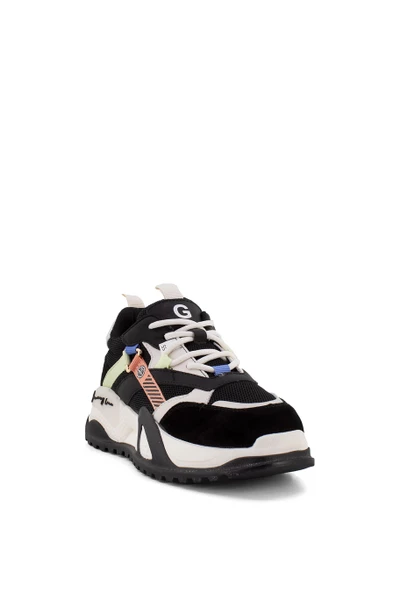 GUJA 23Y425 İTHAL KALIN TABAN TEKSTİL KADIN SPOR AYAKKABI - Resim 9