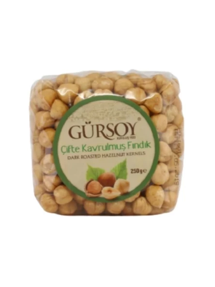 Gürsoy Çifte Kavrulmuş İç Fındık Oturan Paket 250 G