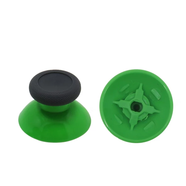 1 Adet XBOX One - One S/X - Series S/X Uyumlu Analog Topuz Renkli Başlık Siyah Yeşil - 2