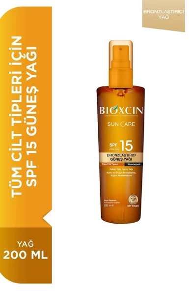 Bioxcin Sun Care Bronzlaştırıcı Yağ SPF15