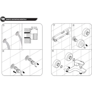 TEMA TULİP BANYO BATARYASI - 3
