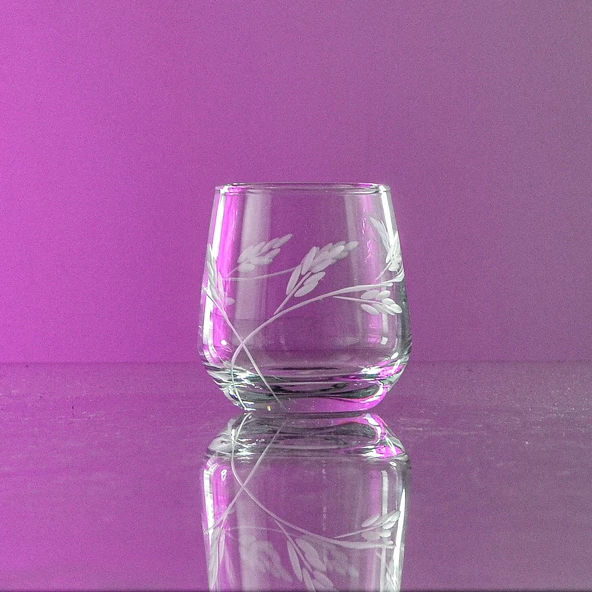 Decocia Kazaan 6 Adet Kahve Yanı Bardağı 115cc Sürgün Desenli - Resim 3