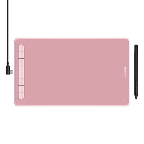 XP-Pen Deco L_PK Grafik Tablet Pembe