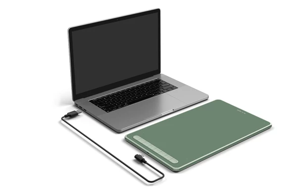 XP-Pen Deco L_G Grafik Tablet Yeşil - 3