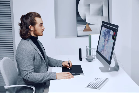 XP-Pen Deco Pro MW Bluetooth Kablosuz Grafik Tablet Medium - 5