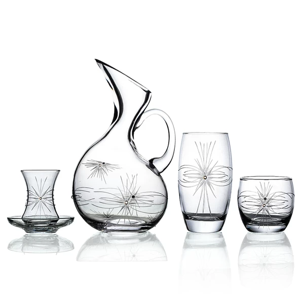 Decocia Pudgy 49 Parça Bardak Çeyiz Seti Ördek Karaflı Mira Desenli ürün görseli