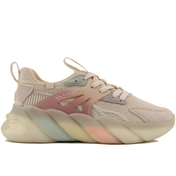 GUJA 23Y487 KALIN TABAN TRİKO KADIN SNEAKERS SPOR AYAKKABI - Resim 3